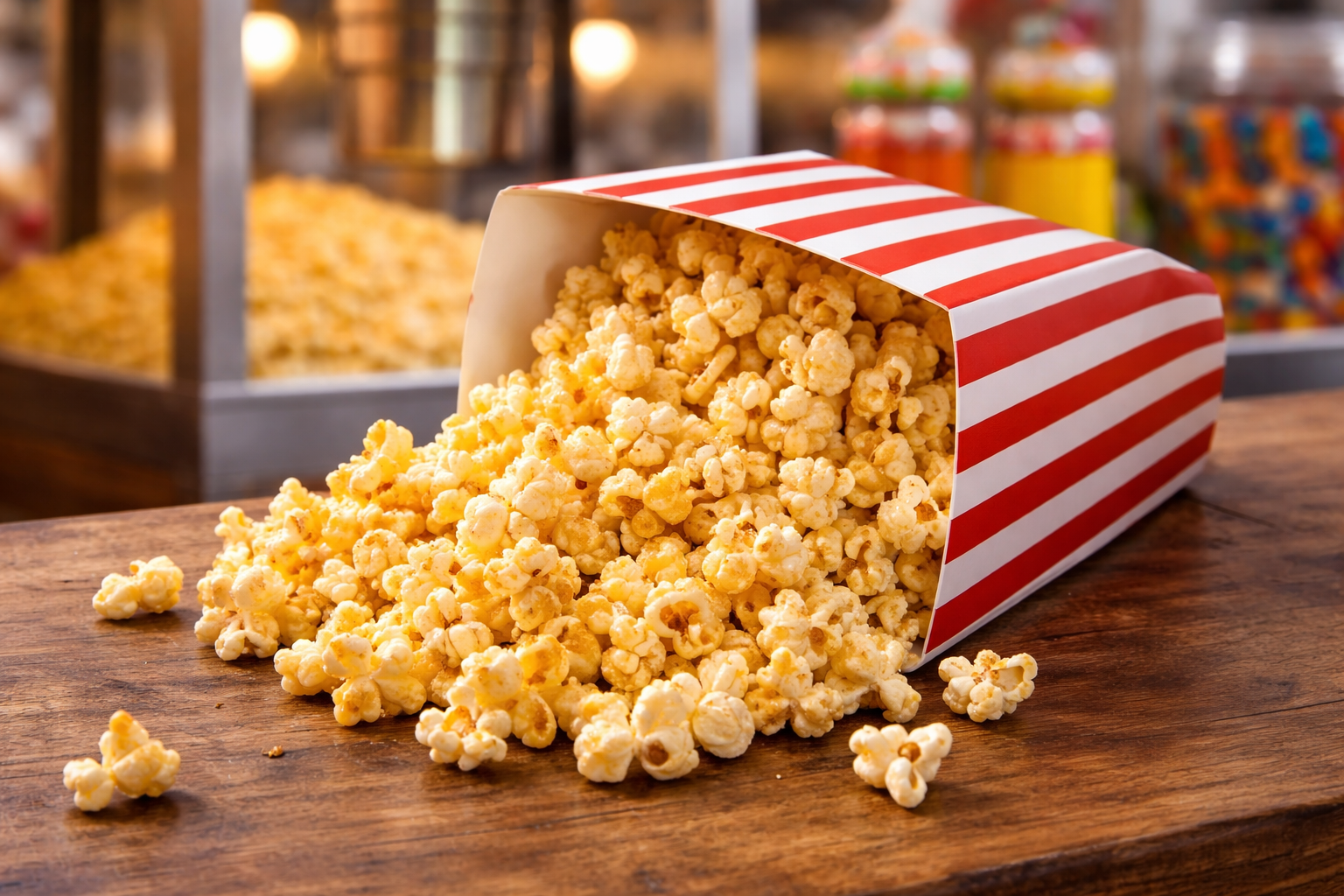 Kettle corn concession stand for fairs and festivals